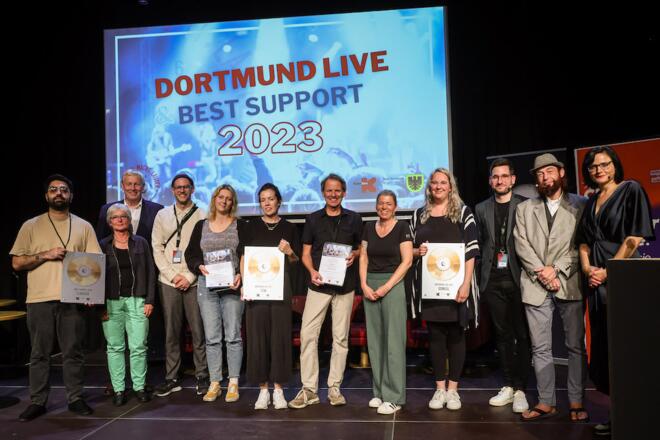 DIe Preisträger des Förderpreises des Kulturbüros der Stadt Dortmund.